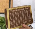 wooden Umrah Saving Box