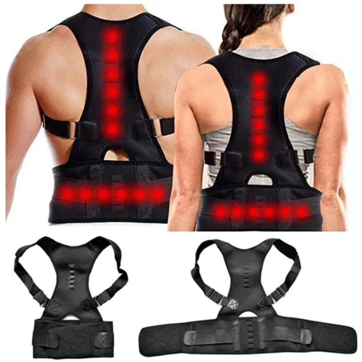 New Version Adjustable Straps Corrector Belt Magnetic Posture Belt Body Shoulder Back Support For Men’s And Women’s