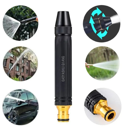 Water Pipe Nozzle | Plastic Garden Hose Spray Nozzle | Adjustable Jet Spray | High Pressure Water Gun | for Car Washing, Plant Watering, Cleaning (Durable & Leak-Proof) Ratings 1