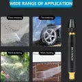 Water Pipe Nozzle | Plastic Garden Hose Spray Nozzle | Adjustable Jet Spray | High Pressure Water Gun | for Car Washing, Plant Watering, Cleaning (Durable & Leak-Proof) Ratings 1